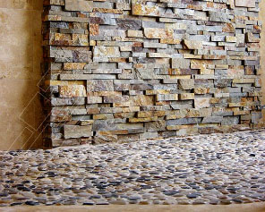 Natural Stone Shower